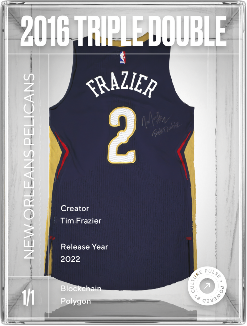 Tim Frazier New Orleans Pelicans Autographed 2016 Game Worn Triple Do –  culturepulse