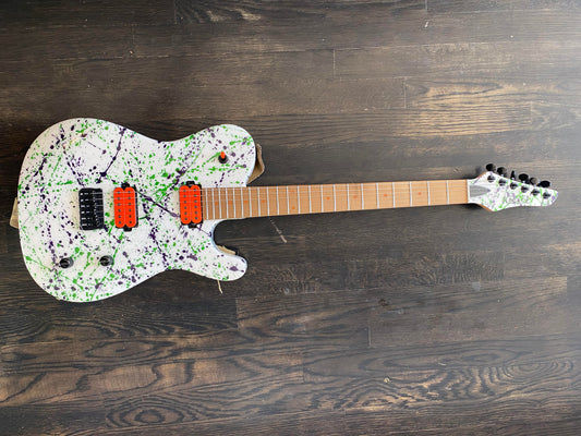 John 5's Custom Paint Splattered Kiesel Guitar