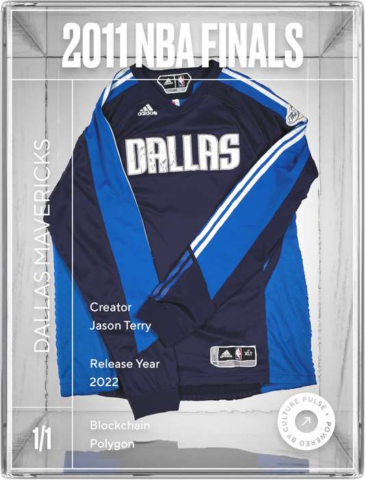 Dallas Mavericks Autographed 2011 NBA Finals Warm Up Jersey