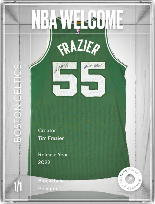 Tim Frazier Boston Celtics Autographed 2014 Game Worn "One of One" NBA Jersey