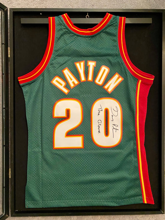 Seattle SuperSonics Autographed Jersey “The Glove”